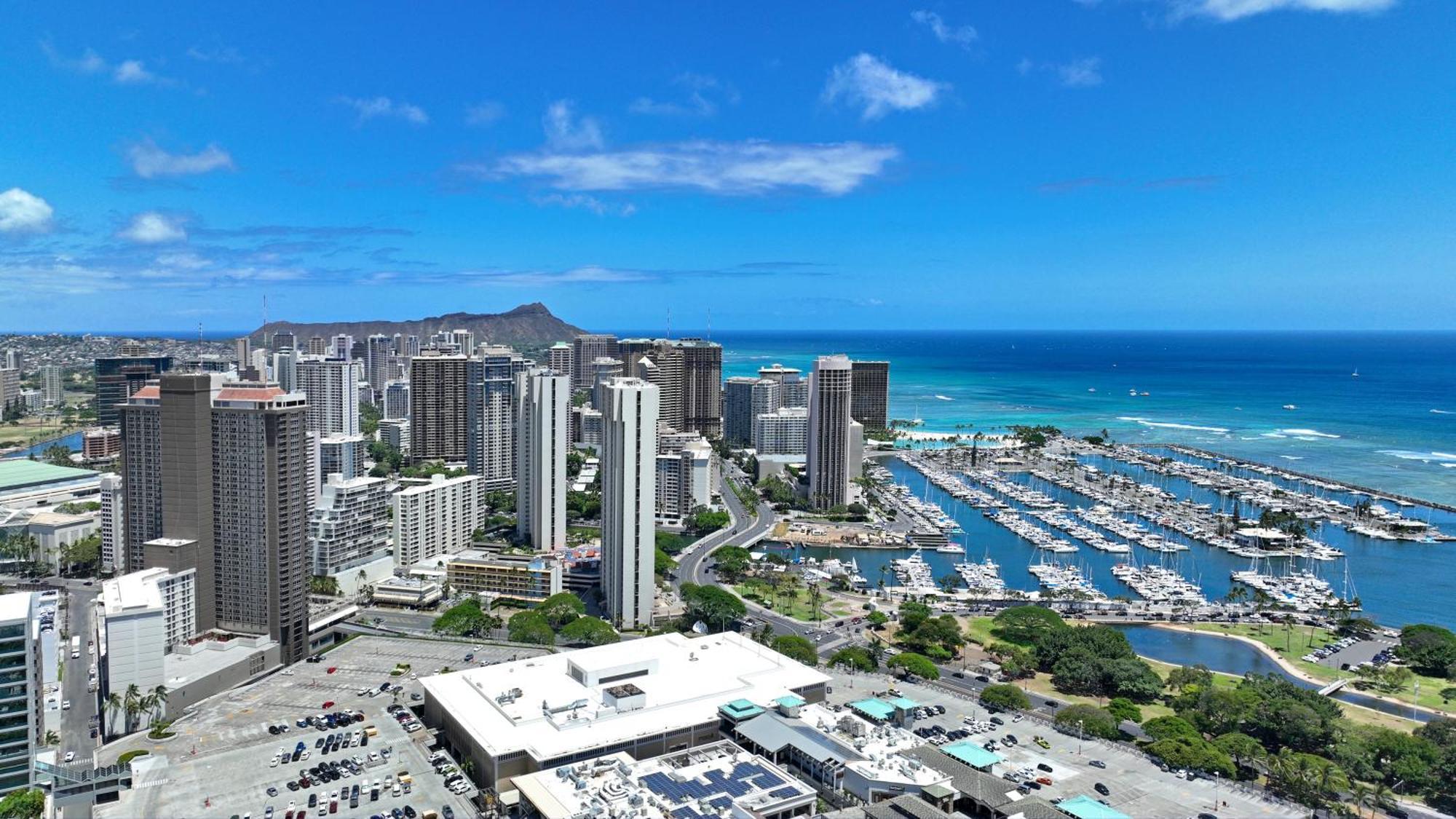 Luxury Ala Moana Resort 25Th Floor With Balcony Honolulu Luaran gambar